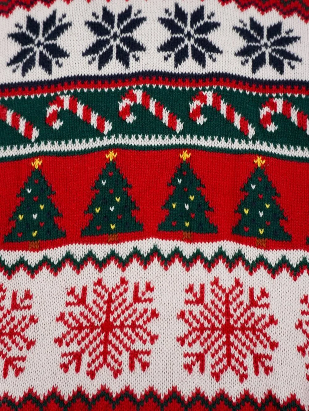 Children's PLACE Knit Sweater Boys Medium 7/8 Christmas Nordic Red Green Cotton